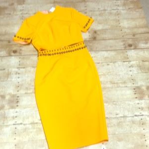 Studded Top and Skirt Set